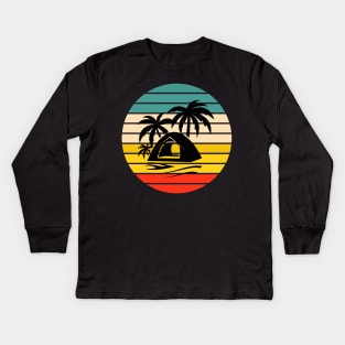 80s Retro Kids Long Sleeve T-Shirt